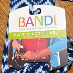 Bandi chevron Pocket Belt. Stash your stuff, not your style